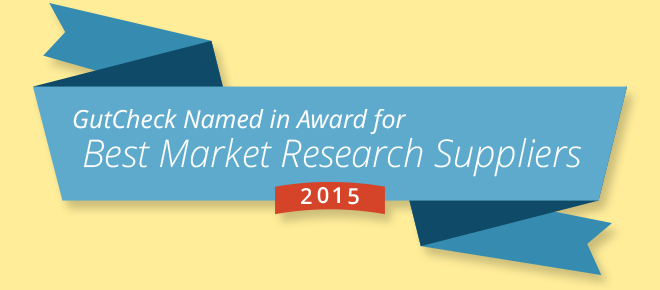 GutCheck Named In 2015 Best Market Research Suppliers